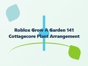 Cottagecore Plant Arrangement for Your Roblox Garden